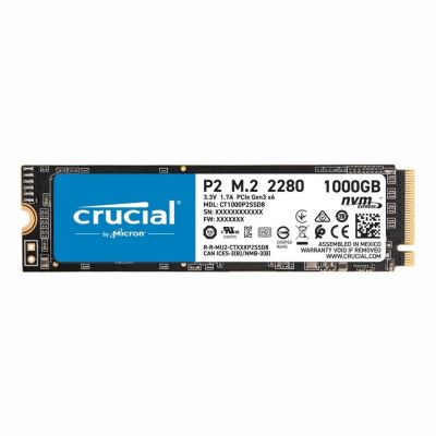 CT1000P2SSD8 Crucial 1TB PCI Express NVMe M.2 2280 2.5 Inches Solid State Drive