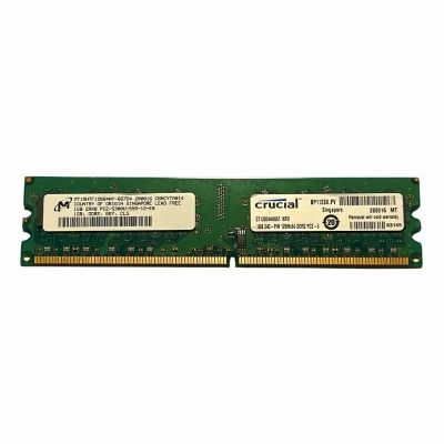 CT12864AA667.16FD Crucial 1GB PC2-5300 DDR2-667MHz non-ECC Unbuffered CL5 240-Pin DIMM Memory Module
