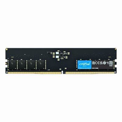 CT16G48C40U5GT Crucial 16GB DDR5-4800/PC5-38400 UDIMM 288-Pin CL40 1Rx8 Non-ECC Unbuffered Memory Module