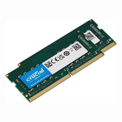CT2K8G4SFRA266 Crucial DDR4 16GB (2x8GB) 2666MHz PC4-21300 SODIMM CL19 260-Pin 1.2V Laptop Memory Module Kit
