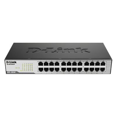 DES-1024D/E D-Link 24-Port 10/100Base-FX Fast Ethernet Layer 2 Unmanaged Switch