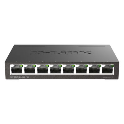 DGS-108 D-Link 8-Port Gigabit Ethernet Switch Compact Desktop Rack-Mount