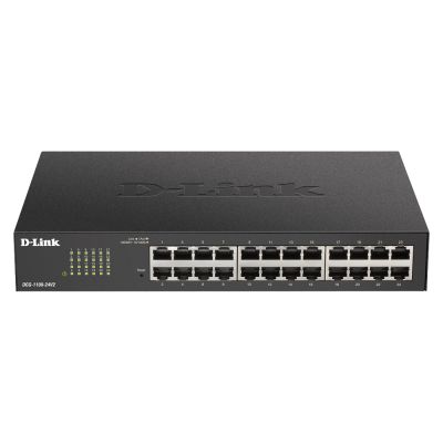 DGS-1100-24V2 D-Link 24-Port Gigabit Ethernet Switch with 2 Combo SFP Slots