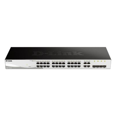 DGS-1210-24/E D-Link 24-Port Gigabit Web Smart Switch 4 Combo SFP