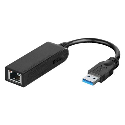 DUB-1312 D-Link USB 3.0 Gigabit Ethernet Adapter 5Gbps 10/100/1000 Mbps