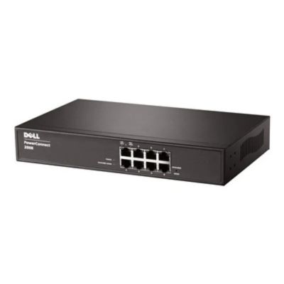 D535K Dell PowerConnect 2800 Series 2808 8-Port Gigabit Ethernet Switch 1U Rack
