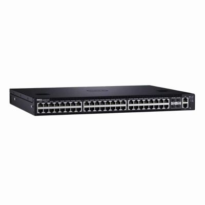 DC64H Dell PowerSwitch S-Series S3048-ON 48 x RJ-45 Ports 10/100/1000Base-T + 4 x SFP+ Ports Layer 3 Managed 1U Rack-mountable Gigabit Ethernet Network Switch