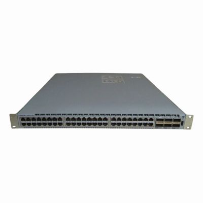 DCS-7050TX-72Q-F Arista 7050X Series 48x 10GbE 10GBASE-T and 6x 40GbE QSFP+ Managed Switch with Front-to-Rear Airflow, 2x AC Power Supplies and 2x C13-C14 Power Cords