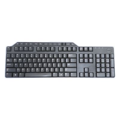 01RW52 Dell 104-Key USB Multimedia Quiet Keyboard with 2-Port USB Hub