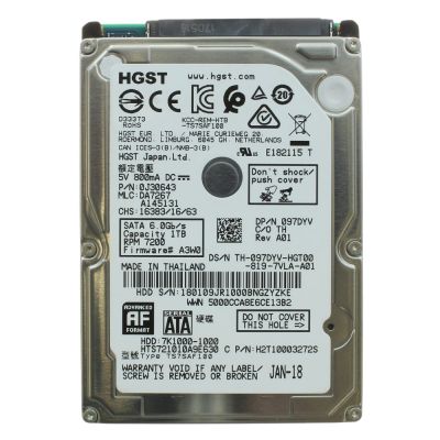 097DYV Dell 1TB 7.2K RPM 3Gb/s SATA 32MB Cache 2.5-inch Hard Drive