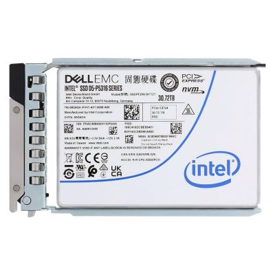 0D4GH Dell 30.72TB NVMe PCIe Gen4 x4 U.2 2.5-inch QLC SSD