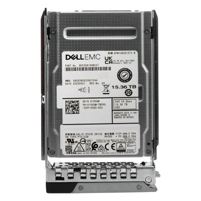 19VGM Dell 15.36TB SAS 24Gbps Read Intensive 1DWPD 2.5-inch Hot-Plug SSD