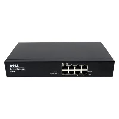 210-27775 Dell PowerConnect 2808 8-Port 1U Gigabit Ethernet Switch