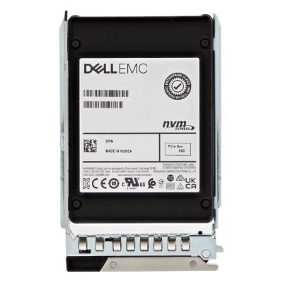 383-6633 Dell 61.44TB NVMe PCIe Gen4 x4 U.2 2.5-inch QLC SSD
