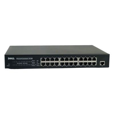 3N347 Dell PowerConnect 2124 24-Port 100BTX + 1U Rack-Mount Switch