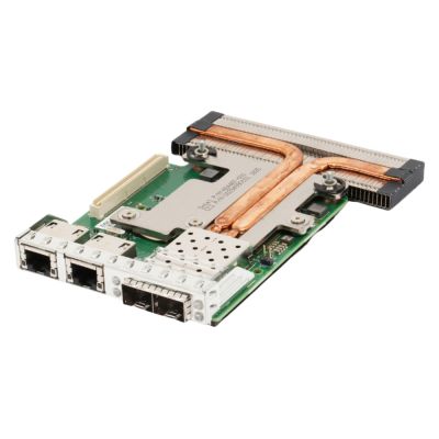 555-BCKO Dell X710 2x10Gb SFP+ 2x1GbE Daughter Card PCIe Network Adapter