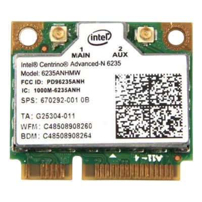 6235ANHMW Dell Centrino Advanced-N 6235 Dual-Band Wi-Fi Bluetooth Mini PCIe Card