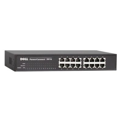 6X158 Dell 2016 16-Port 10/100Base-T Fast Ethernet Switch Compact Design