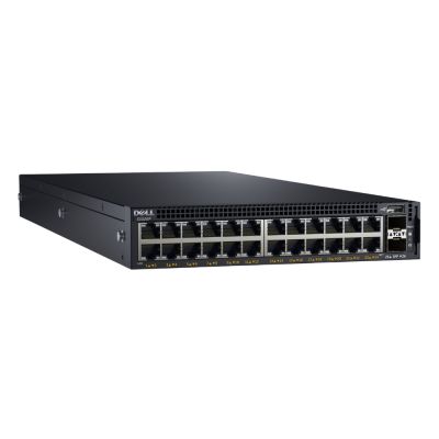 7W1WN Dell X-Series X1026P 24 PoE+ Ports 2 SFP+ Uplink 1U Switch