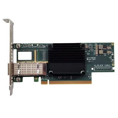 DXMD8 Dell Mellanox MCX653105A-ECAT ConnectX-6 Single-Port VPI HDR100 QSFP Adapter with Full-Height Bracket