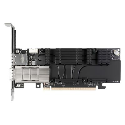 KK4NR Dell NVIDIA BlueField-3 E-Series B3140H Single-Port SuperNIC DPU 400GbE QSFP112 RJ-45 BMC PCIe 5.0 x16 Crypto Enabled HHHL with Full-Height Bracket