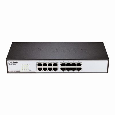 DES-1016D D-Link 16 x Ports 10/100Base-FX Layer 2 Unmanaged Fast Ethernet Desktop Network Switch