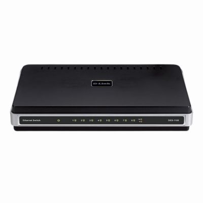 DES-1108-1 D-Link 8 x RJ-45 Ports 10/100Base-TX Layer 2 Unmanaged Desktop Fast Ethernet Network Switch