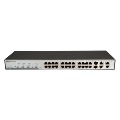 DES-1228 D-Link 24-Port 10/100Base-TX + 2 Combo RJ-45/SFP Layer 2 Switch