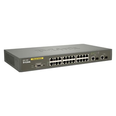 DES-3226L D-Link 24-Port 10/100Base-TX Fast Ethernet Switch with 2 SFP Uplinks