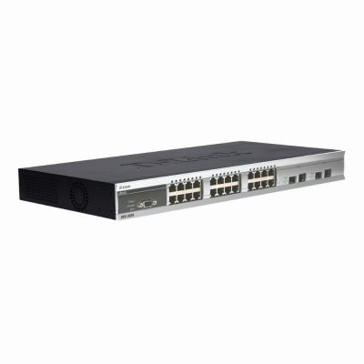 DES-3526 D-Link 24-Port 10/100Mbps Stackable Layer 2 Managed Switch with 2 Gigabit Combo SFP Ports
