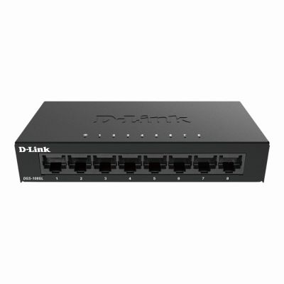 DGS-108GL D-Link 8-Port Gigabit Metal Unmanaged Desktop Switch