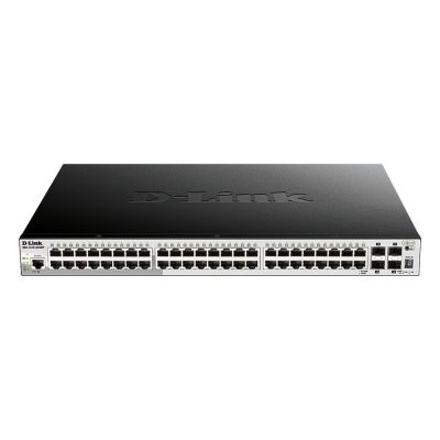 DGS-1510-52XMP D-Link 48-Port Gigabit PoE Switch 4 x 10G SFP+ Uplinks