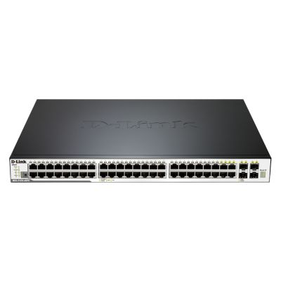 DGS-3120-48PC D-Link 44-Port PoE 1G + 4 Combo RJ-45/SFP Layer 3 Switch