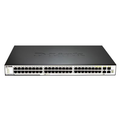 DGS-3120-48TC D-Link 44-Port 1GBase-T + 4 Combo RJ-45/SFP Layer 3 Managed Switch