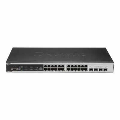 DGS-3324SR D-Link 24-Port 10/100/1000 + 4 Combo SFP 10gig Stacking Switch