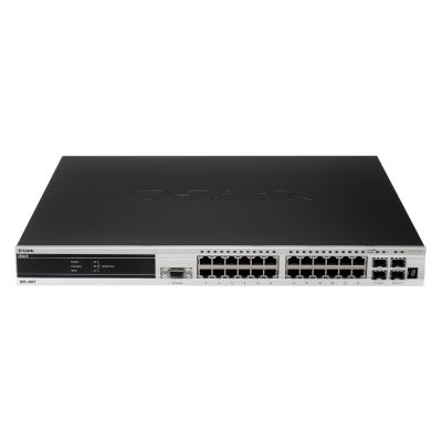 DGS-3627 D-Link 24-Port Gigabit Managed Layer 3 Switch with 4 SFP Combo & 3 10G Slots