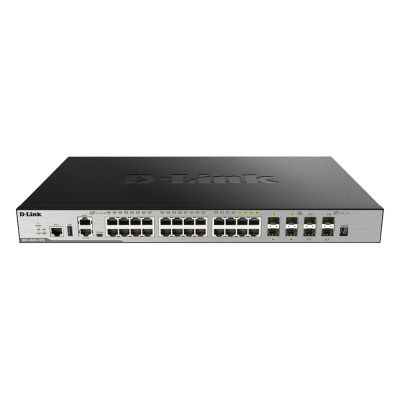 DGS-3630-28TC/SI D-Link 24-Port Gigabit Layer 3 Managed Switch with 10G SFP+ Uplinks