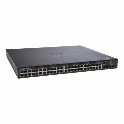 DNN1524P Dell PowerSwitch N1500 Series N1548P 48 x RJ-45 Ports PoE+ 10/100/1000Base-T + 4 x SFP+ Ports Layer 3 Managed 1U Rack-mountable Gigabit Ethernet Network Switch