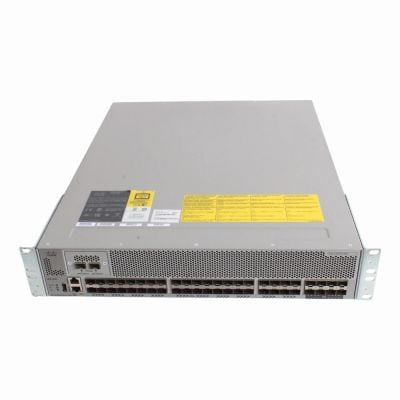 DS-C9250I-K9 Cisco MDS 9200 Series 9250i 20 x Ports 16Gb/s SFP+ + 8 x Ports 10Gb/s FCoE + 2 x Ports 10Gb/ FCIP 2U Rack-Mountable Fibre Channel SAN Switch