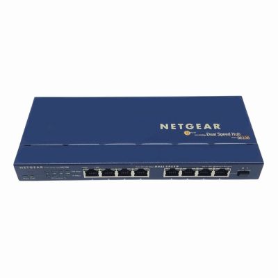 DS108 Netgear 8 x Ports 10/100 Mbps Dual Speed Ethernet Stackable Hub
