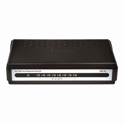 DSS-8E D-Link 8 x Ports 10/100Base-TX Layer 2 Unmanaged Fast Ethernet Desktop Network Switch