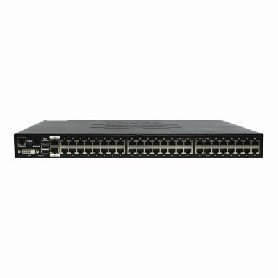DSX2-48M Raritan Dominion SX 48 x Ports RJ-45 + 1 x Port DVI-D 2 x Ports 10/100Base-TX 1U Rack-mountable KVM Switch