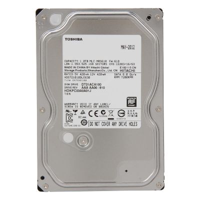 DT01ACA100 Toshiba 1TB 7.2K RPM 6Gb/s SATA 32MB Cache 3.5-Inch Hard Disk Drive (Dell OEM)