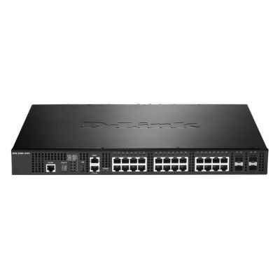 DXS-3400-24TC D-Link 20-Port 10GBase-T 4 Combo SFP+ Layer 3 Managed Stackable Switch