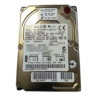 DYKA-22160 IBM Travelstar 3GN 2.1GB 4.2K RPM IDE/Ultra ATA/33 2.5-Inch Hard Drive