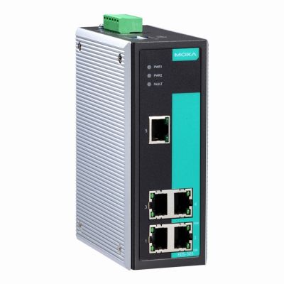 EDS-305 Moxa Unmanaged with 5 10/100BaseT(X) ports Ethernet switch