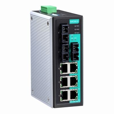 EDS-309-3M-ST Moxa 6-Port 10/100BaseT(X) & 3 Multi-mode 100BaseFX ST Switch