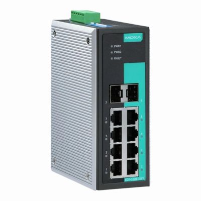 EDS-G308 Moxa Unmanaged full Gigabit with 8 10/100/1000BaseT(X) ports Ethernet switch
