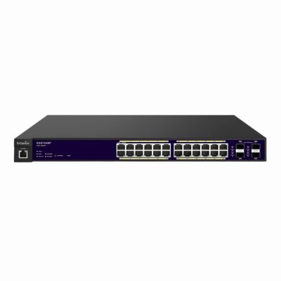 EGS7228P Canon EnGenius 24-Port PoE+ Gigabit Layer 2 Managed Desktop Rack-Mountable Switch
