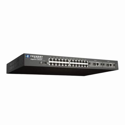 EIF2402CF Foundry Networks EdgeIron 2402CF 24 x Ports 10/100Base-TX + 2 x SFP (mini-GBIC) Ports Layer 2 Managed 1U Rack-mountable Fast Ethernet Network Switch